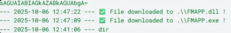 Screenshot von Codezeilen