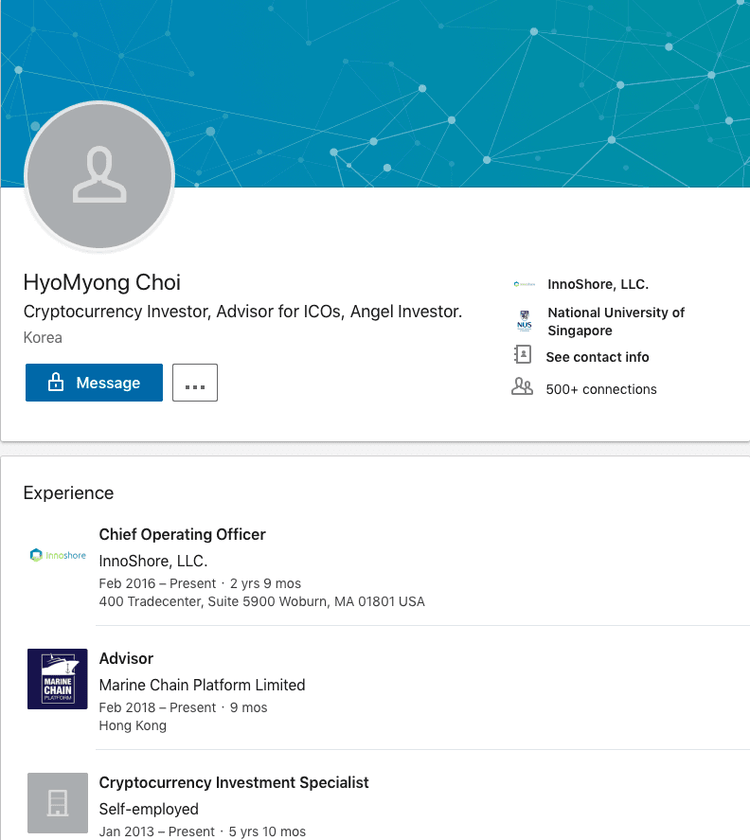 LinkedIn Profile​​ 