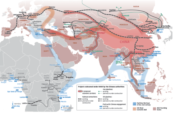 China's Belt and Road Initiative​​ 