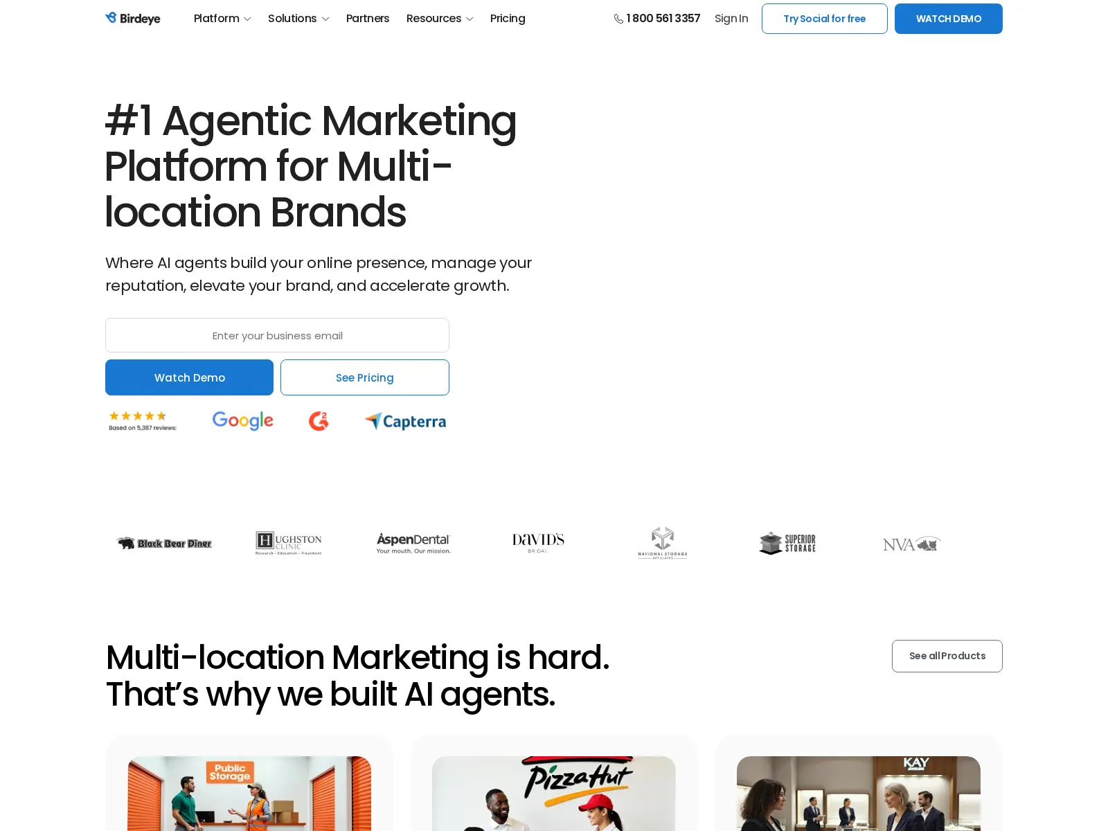 The redirect to the legitimate Birdeye website (Source : Insikt).